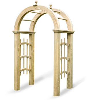 Traditional Wood Arbors For The Garden Or Backyard - Patiova